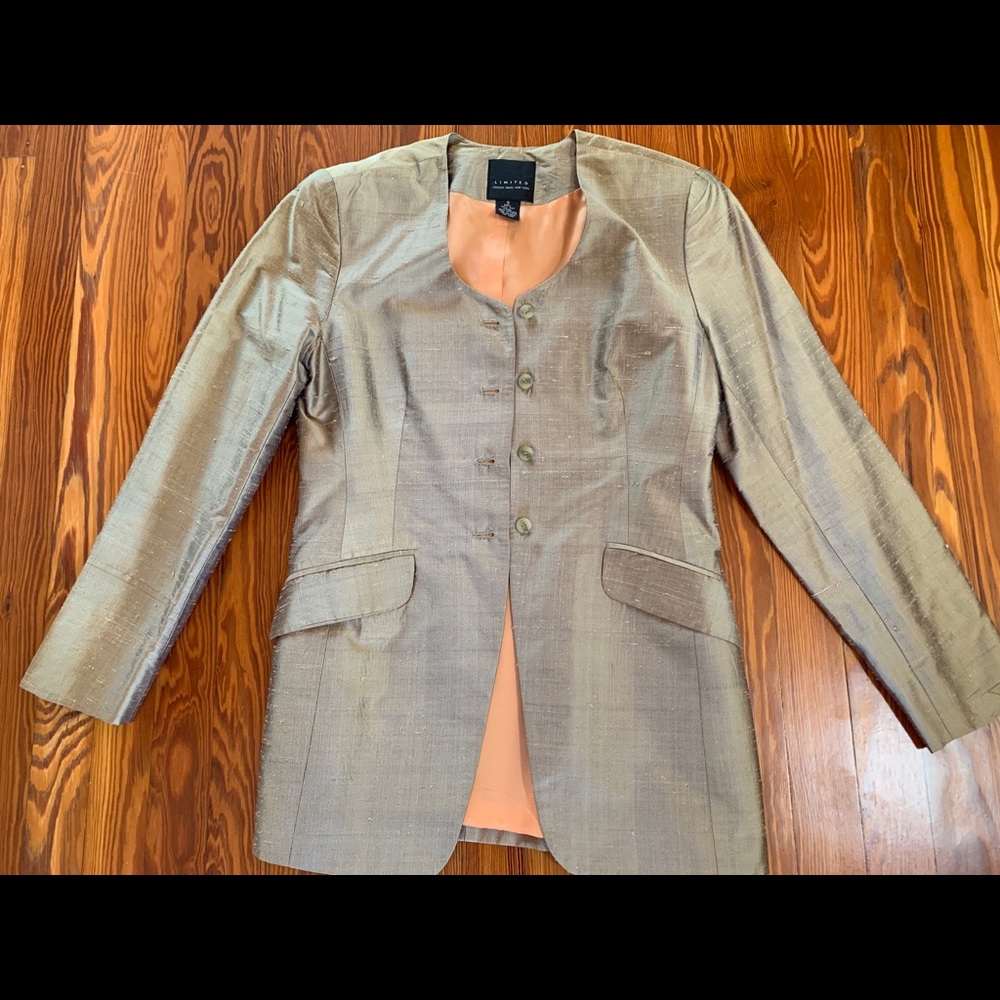 The Limited Gold Midi Dress with Jacket - Picture 6 of 14